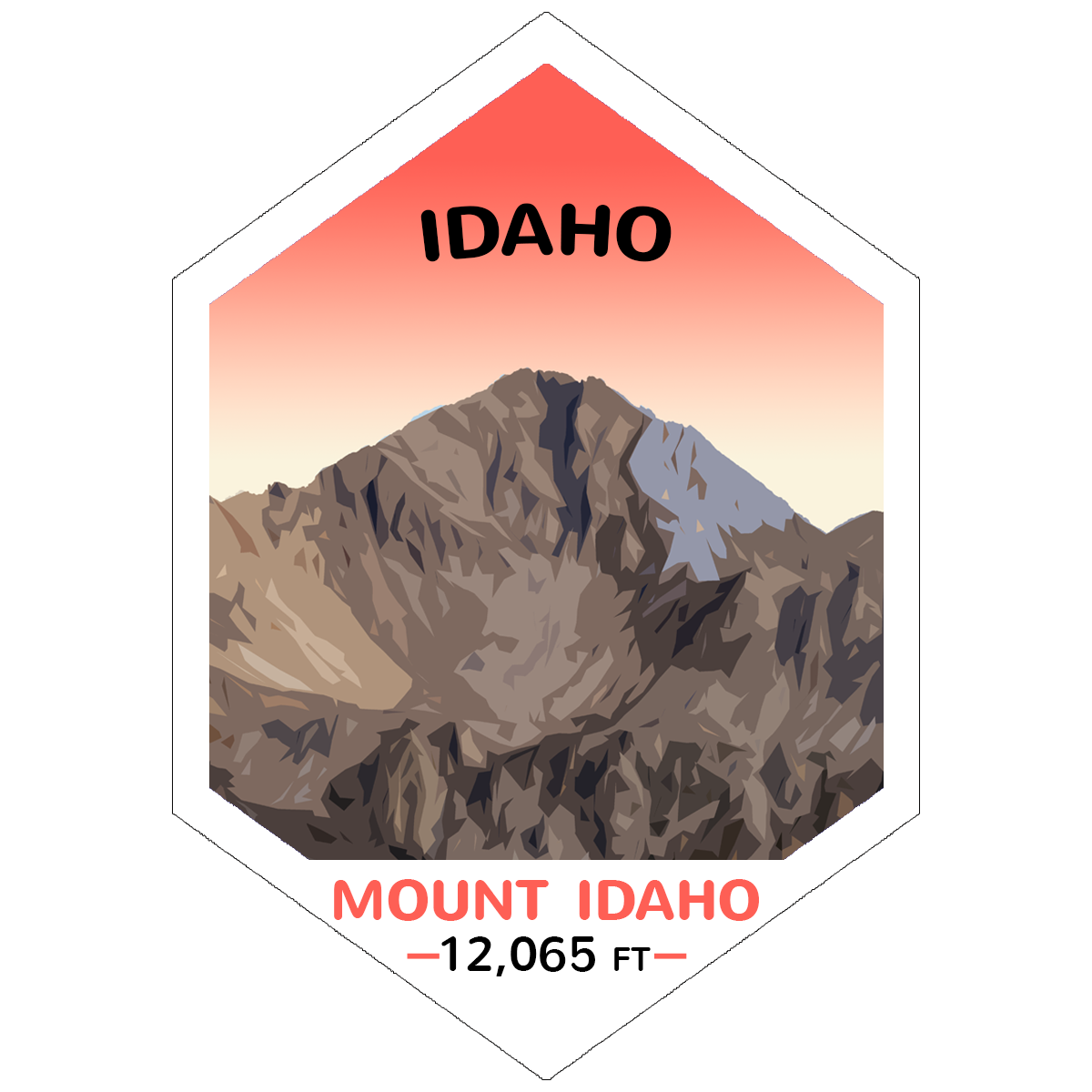 Idaho Twelvers Stickers (set of 10) (12ers)