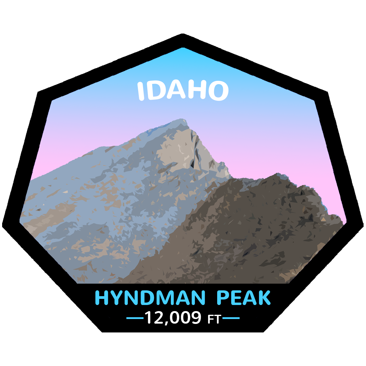 Idaho Twelvers Stickers (set of 10) (12ers)